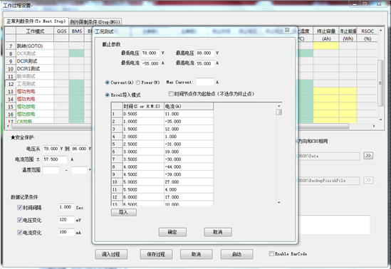 배트리 요금과 소출 장치 6을 위한 RCDS-100V200A 기술 명세서