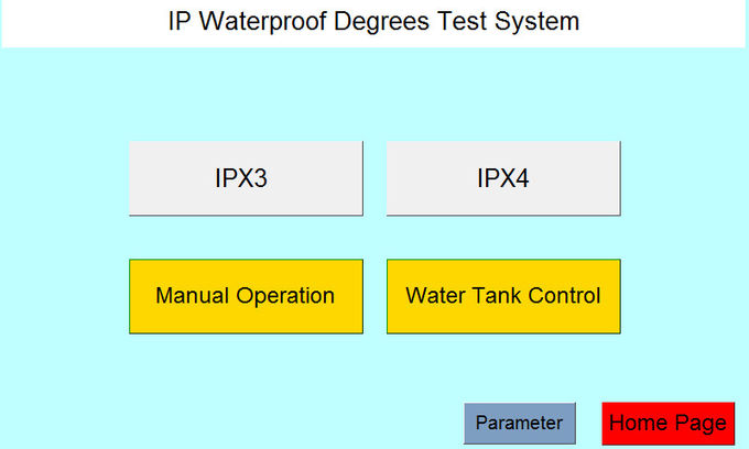 Ipx3과 Ipx4 조정할 수 있는 수류 1을 위한 IEC60529 발진관 테스터